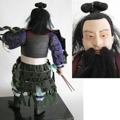 Antique Japanese Doll, First Emperor Jimmu (#2)